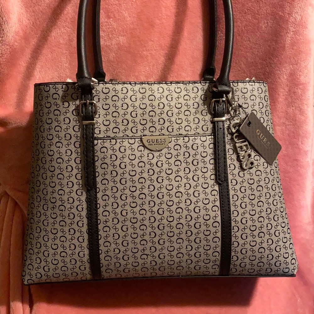Guess logo tote bag